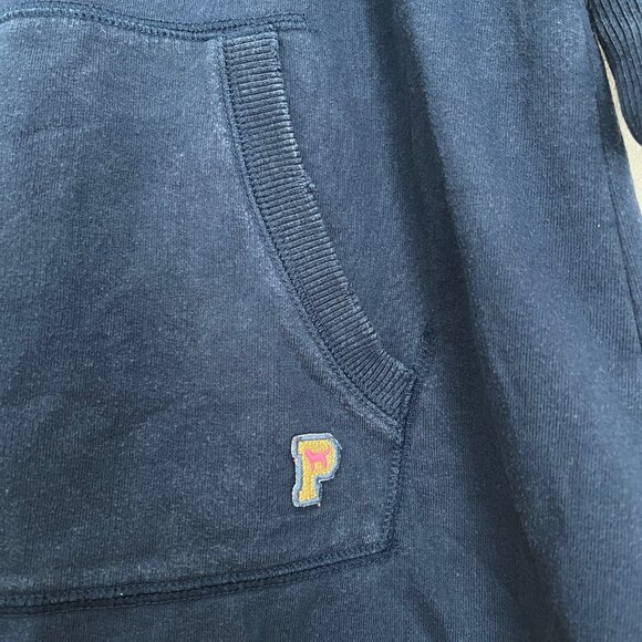 PINK Victoria's Secret French Terry Cloth Swim Cover Up Dress, Navy, Size Small - Picture 7 of 11